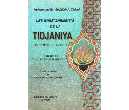 Enseignements de la tidjaniya, principes et objectifs