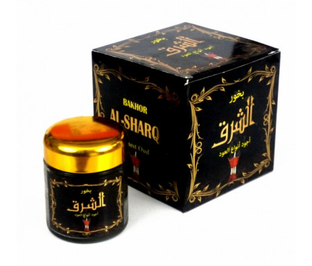 Bakhour (encens) parfumé "Al-Sharq" (Noir)