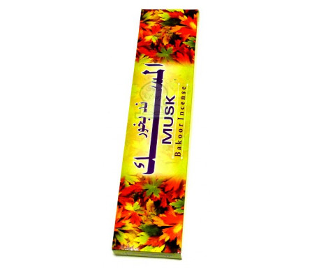 Encens Bakhour "Musk" en batônnets - Hand Rolled Incense Musk Sticks