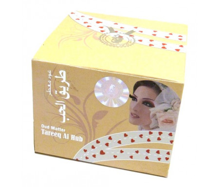 Oudh parfumé "Tareeq Al Hub" - 60 g net - "عود معطر" طريق الحب