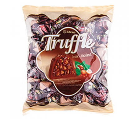 ELVAN Truffle 500g x 10pcs Bag FINDIKLI / Bonbons Truffle à la noisette