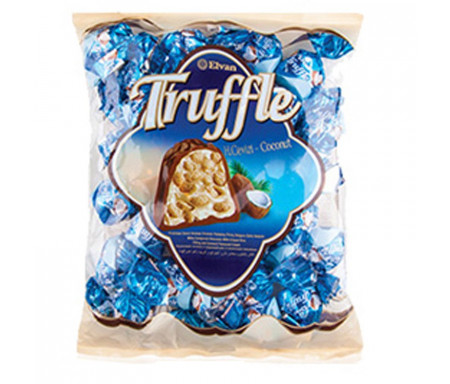 ELVAN Truffle 500g x 10pcs Bag HINDISTAN CEVIZLI / Bonbons Truffle à la Noix de Coco