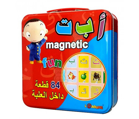 Jeu de magnets de l'alphabet arabe (84 magnets) - Magnetic Fun - لعبة مغناطيس الحروف العربية