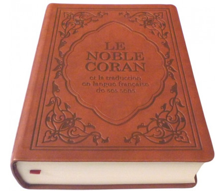 Le Noble Coran et la traduction en langue française de ses sens (Edition De Luxe - Couverture daim)