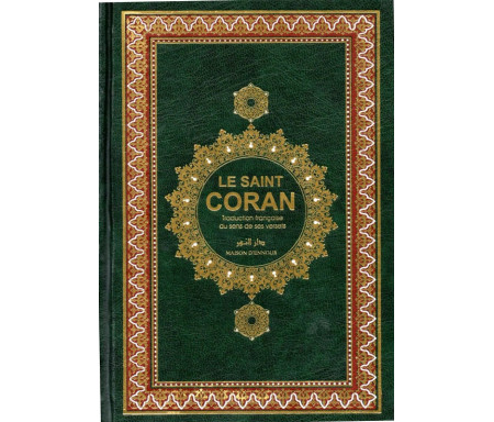 le coran traduction française du sens de ses verset - ar/fr - Noir -15 x 21.5 cm