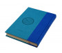 Le Saint Coran (17 x 24 cm) version arabe (Lecture Hafs) de luxe avec couverture en daim Bleu