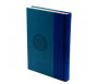 Le Saint Coran (17 x 24 cm) version arabe (Lecture Hafs) de luxe avec couverture en daim Bleu