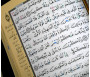 Le Saint Coran Zip avec règles de lecture Tajwid - Grand format (14 x 20 cm) - Couleur vert foncé