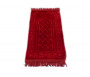 Tapis enfant couleur bordeaux unie avec motifs