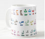 Mug J'appends l'alphabet arabe avec la famille Arnoube
