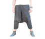 Pantalon sarouel jeans Al-Haramayn Deluxe avec ceinture à passant semi élastique pour homme - Modèle Cordon - Taille M