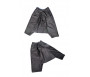 Pantalon sarouel jeans Al-Haramayn Deluxe avec ceinture à passant semi élastique pour homme - Modèle Cordon - Taille XXL