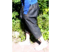 Pantalon sarouel jean noir Al-Haramayn Deluxe - Taille XXL - Modèle Cordon et poche normale