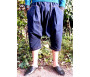 Pantalon Sarouel / Serwal confort en gabardine de coton pour homme - Taille L - Coloris bleu marine