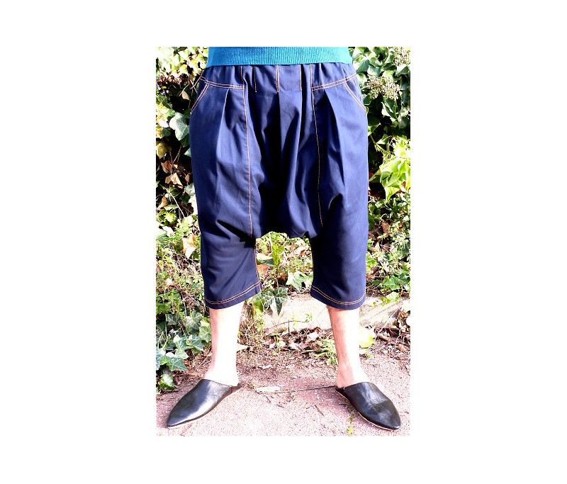 Pantalon sarouel jeans Al-Haramayn Deluxe à ceinture pour homme - Modèle  bouton avec fermeture éclair - Prêt à porter et accessoires