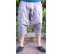 Pantalon sarouel / serwal confort en gabardine de coton pour homme - Taille S - Coloris gris 