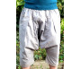Pantalon sarouel / serwal confort en gabardine de coton pour homme - Taille XXL - Coloris gris