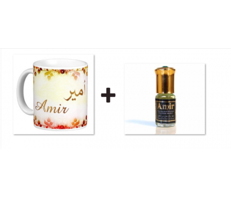 Pack Mug (tasse) + Parfum "Amir"