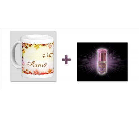 Pack Mug (tasse) + Parfum "Asma"
