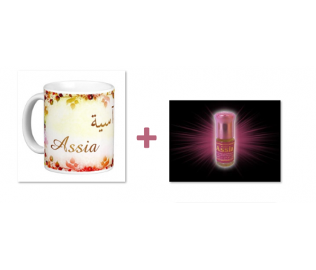 Pack Mug (tasse) + Parfum "Assia"