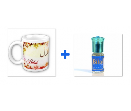 Pack Mug (tasse) + Parfum "Bilal"