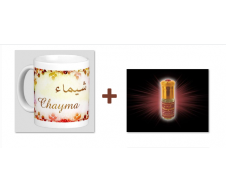 Pack Mug (tasse) + Parfum "Chayma"