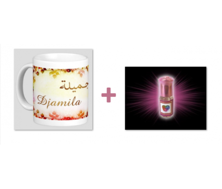 Pack Mug (tasse) + Parfum "Djamila"