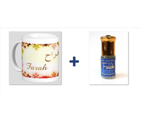 Pack Mug (tasse) + Parfum "Farah"