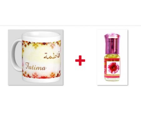 Pack Mug (tasse) + Parfum "Fatima"