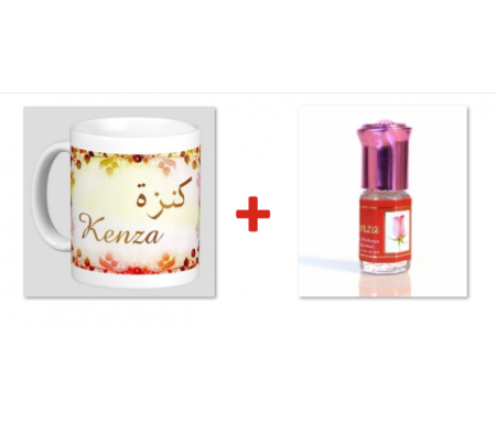 Pack Mug (tasse) + Parfum "Kenza"