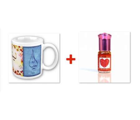 Pack Mug (tasse) + Parfum "Lina"