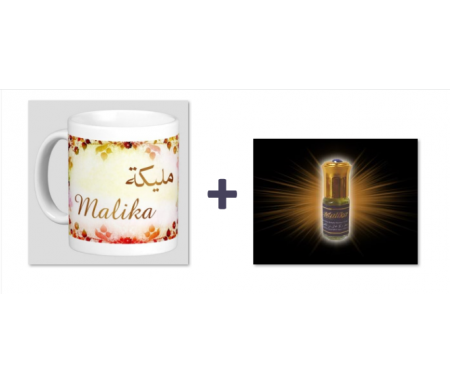 Pack Mug (tasse) + Parfum "Malika"