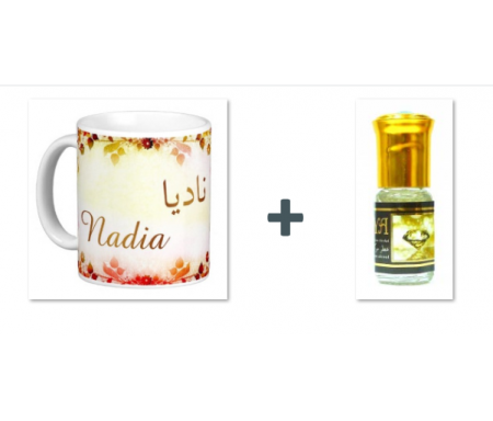 Pack Mug (tasse) + Parfum "Nadia Nadiya"