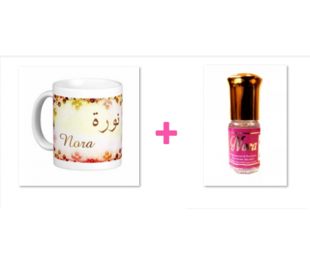 Pack Mug (tasse) + Parfum "Nora"