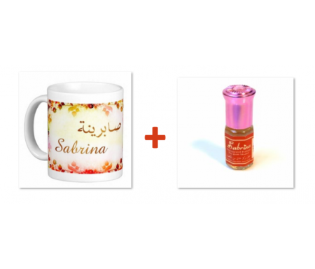 Pack Mug (tasse) + Parfum "Sabrina"