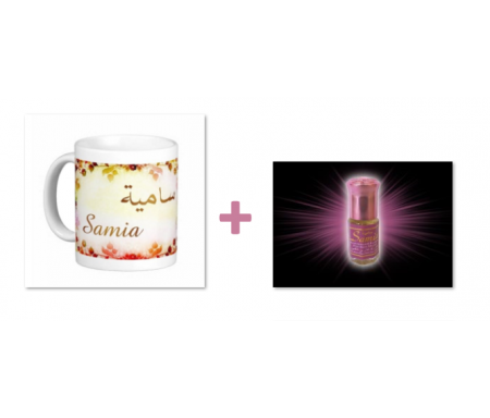 Pack Mug (tasse) + Parfum "Samia"