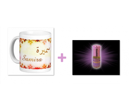 Pack Mug (tasse) + Parfum "Samira"