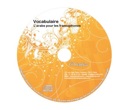 CD Audio Vocabulaire (bilingue arabe/français) - L'arabe pour les francophones