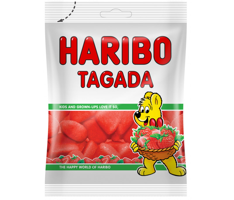 Bonbons Halal Fraise Tagada HARIBO 80g par chez Haribo sur