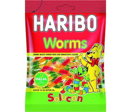 Worms HARIBO Halal 100g