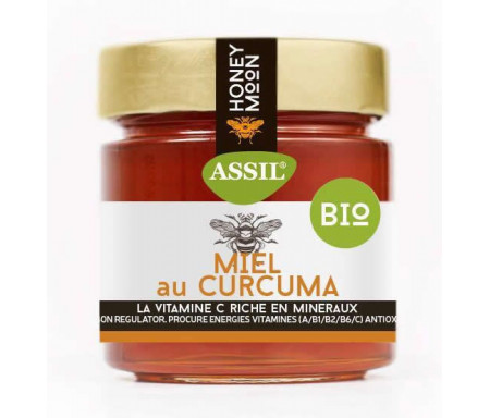 Miel au curcuma BIO 350 gr