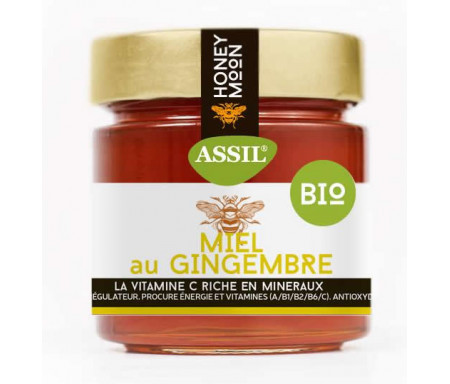 Miel bio au gingembre 350g