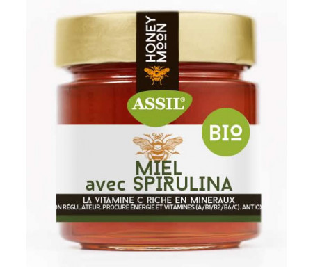 Miel à la spiruline BIO 350g