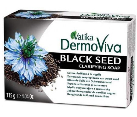 Savon anti-bactérien à la fleur de Nigelle "DermoViva" 115gr