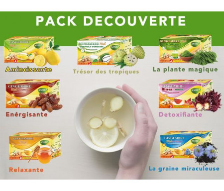 PACK DECOUVERTE tisanes instantanée