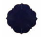 Lot de 8 Assiettes pour le lunch (repas léger ou entrée) bleu marine