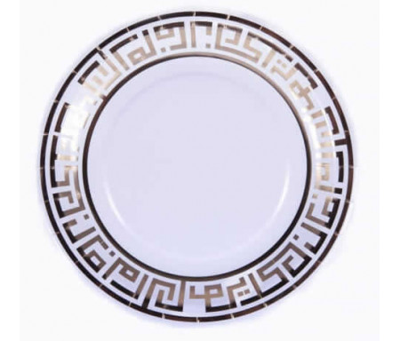 Lot de 10 grandes Assiettes pour le dîner Ramadan Style Kufi