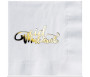 Lot de 16 grandes Serviettes de table gaufrées Serviettes blanche Eid Mubarak Charm