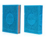 Coffret/Pack Cadeau Bleu (français/arabe/phonétique) : Le Saint Coran Rainbow, Les 40 hadiths an-Nawawî et La citadelle du musulman