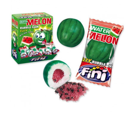 Pastèque / melon en Chewing gum Halal 5gr - FINI